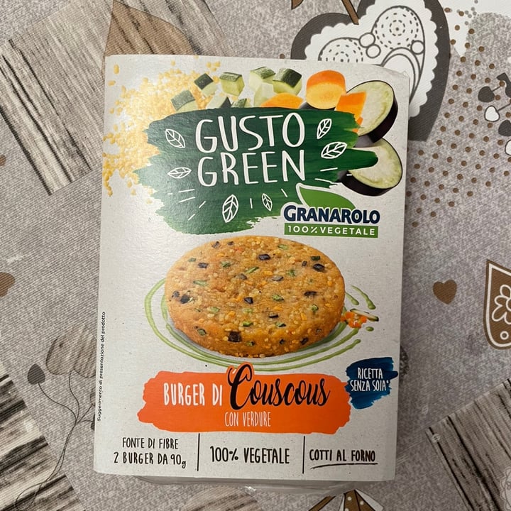 photo of Granarolo Gusto Green Burger di Couscous shared by @silviacf on  16 Mar 2022 - review