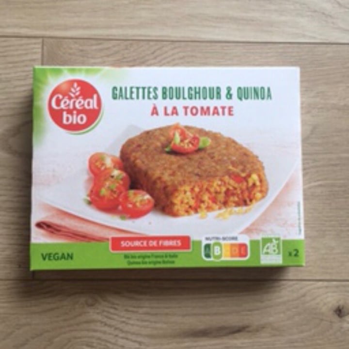 photo of Céréal Bio Galette Quino & Boulgour à la tomate shared by @axelle270 on  30 Oct 2020 - review