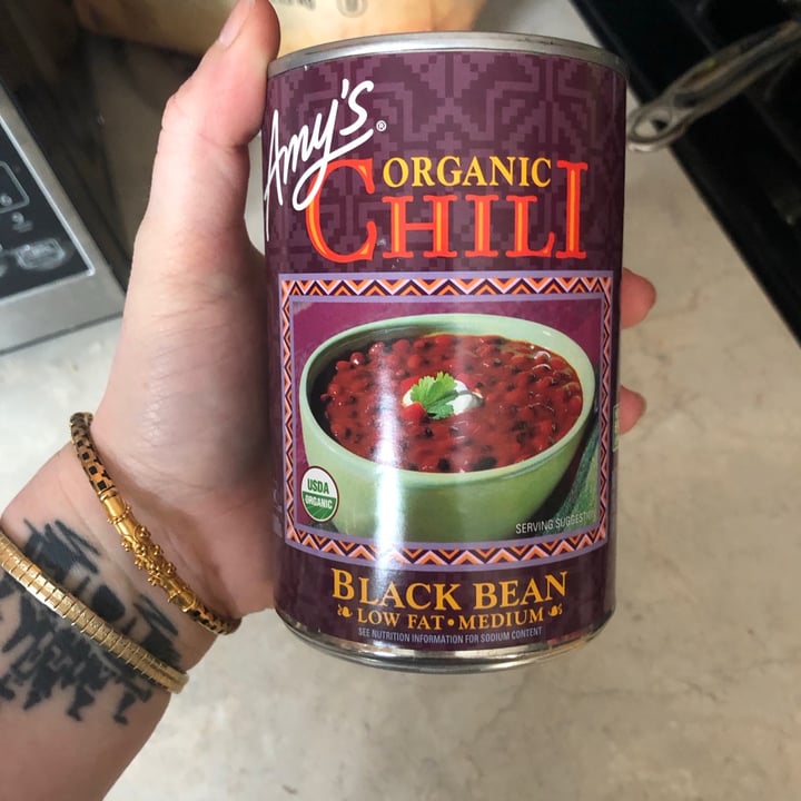 photo of Amy’s Organic Black Bean Chili shared by @sheppsk on  11 Mar 2021 - review