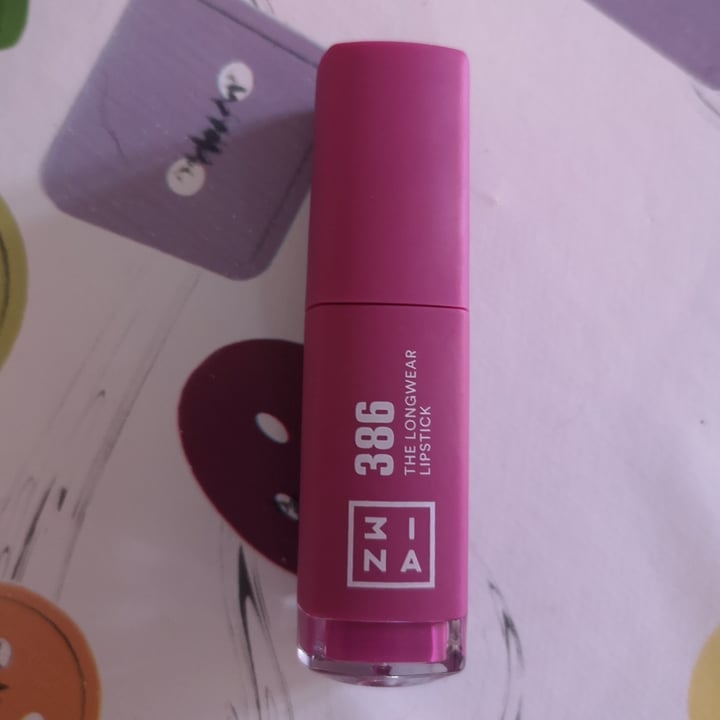 photo of 3INA 386 lipstick shared by @francescathestrange on  16 Aug 2022 - review