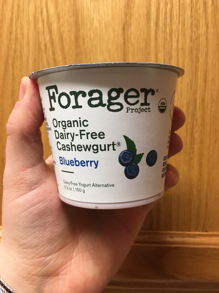 photo of Forager Project Organic Dairy-free Cashewmilk Yogurt  Blueberry shared by @lisseatsplants on  15 Jan 2020 - review