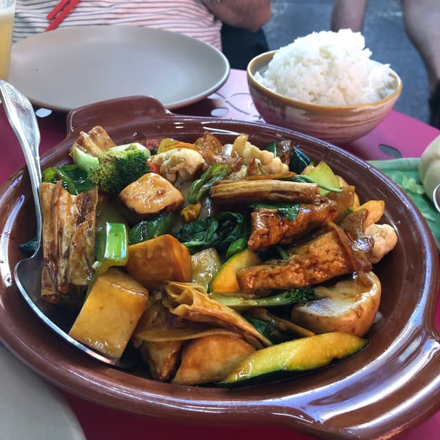 菜肴“3 cup mixed vegetables”的照片