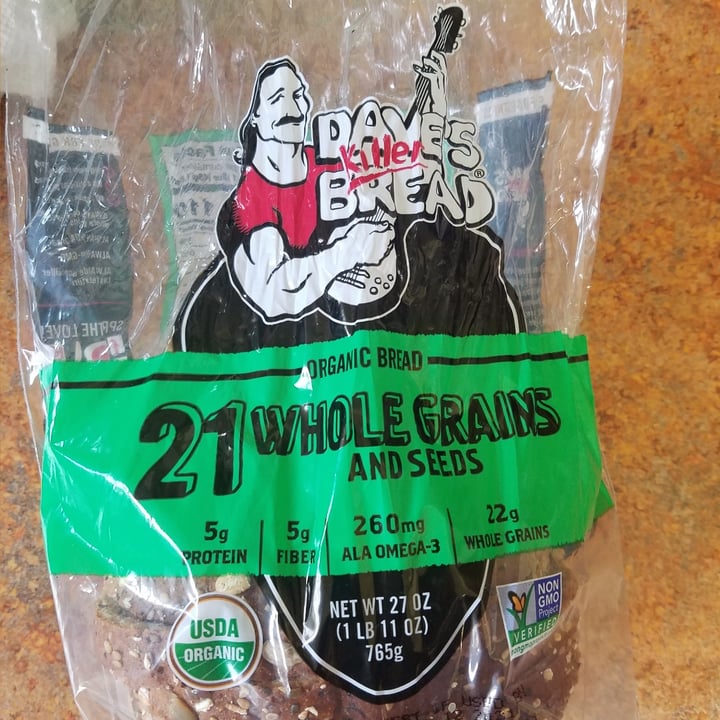 review photo of Dave's Killer Bread 21 Whole Grains And Seeds Killer Breads shared by @gingerlynx on 09 Feb 2021 - review