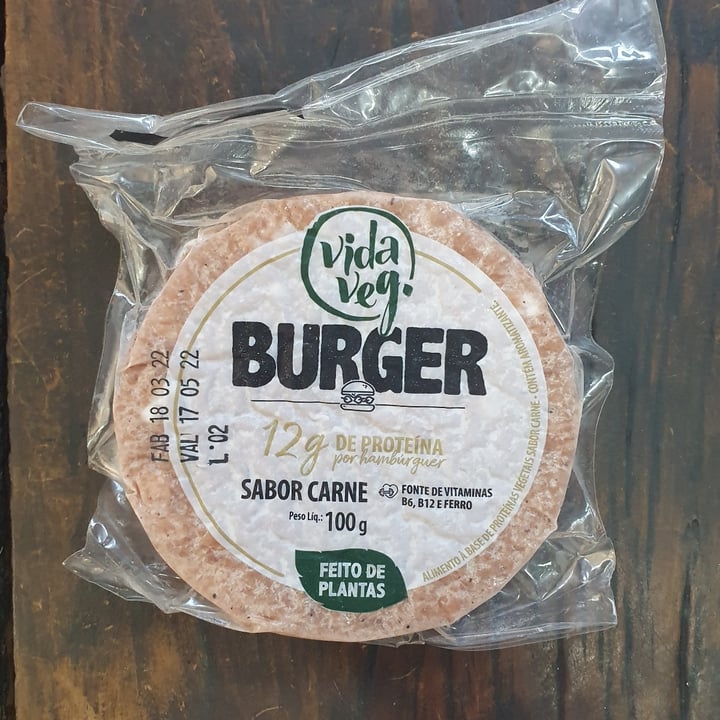 photo of Vida Veg Burger shared by @carollorenzi on  03 May 2022 - review