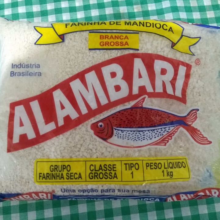 photo of Alambari Alimentos Farinha De Mandioca Grossa shared by @carlaberna on  15 Jun 2022 - review