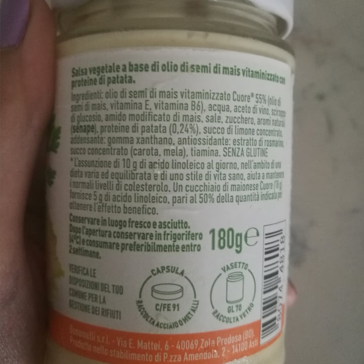 review photo of Cuore Maionese Cuore Senza Uova shared by @veglife95 on 19 Oct 2022 - review