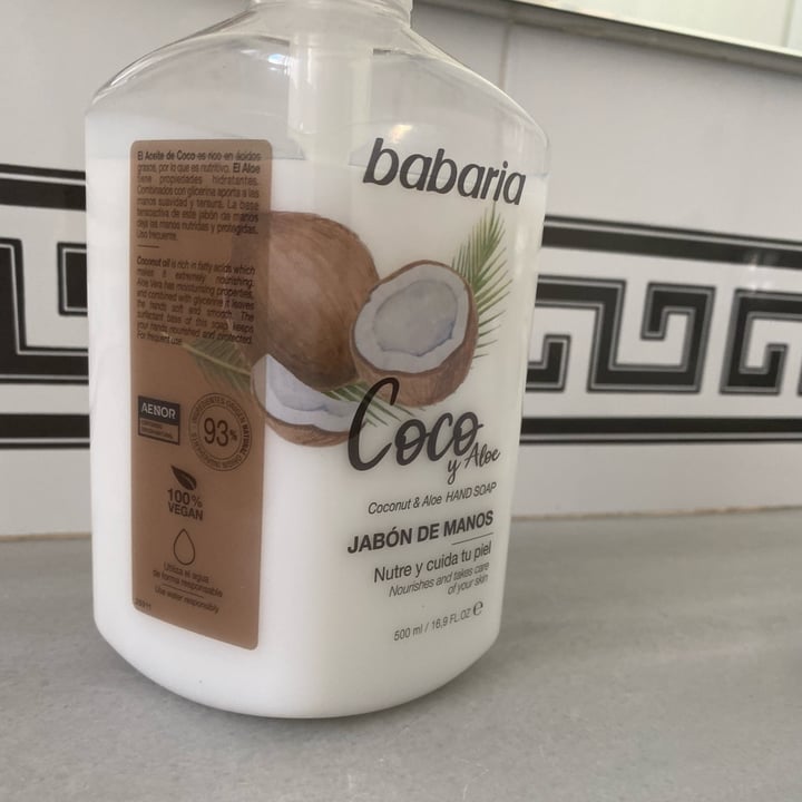 review photo of Babaria Jabon de manos coco y aloe shared by @juanagilcabrera on 05 Jul 2022 - review