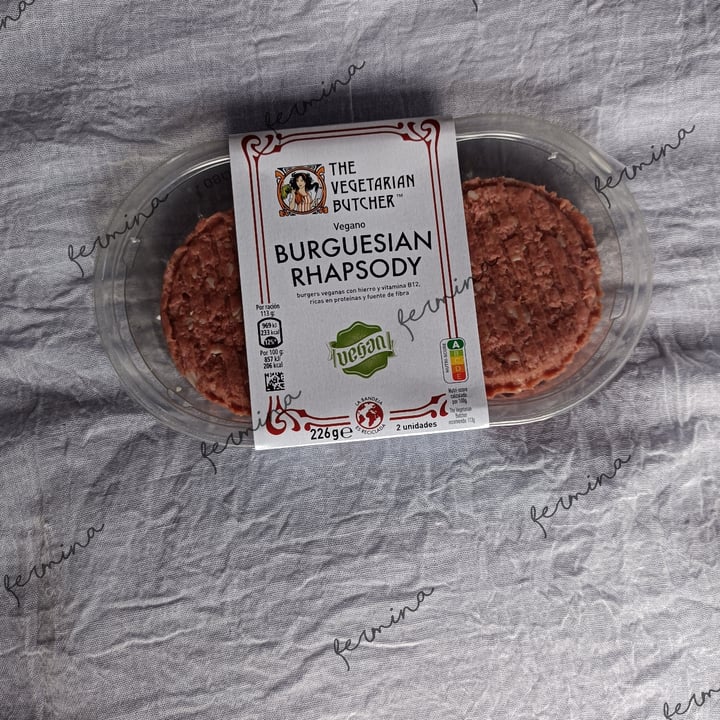 photo of The Vegetarian Butcher burguesian rhapsody shared by @fermina on  25 Dec 2022 - review