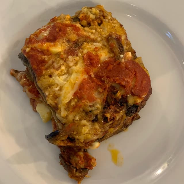 Photo of the dish “Parmigiana di melanzane”