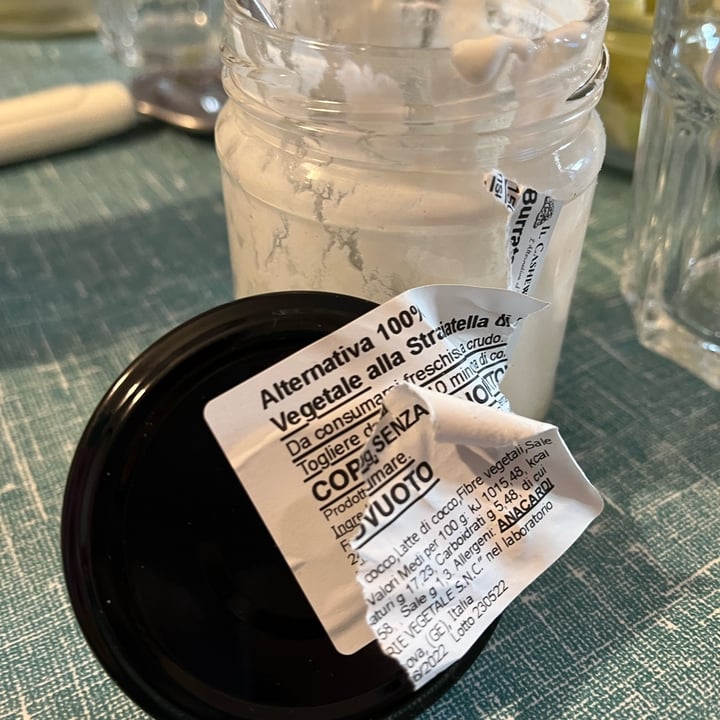 review photo of Il CashewFicio Alternativa 100% vegetale alla Stracciatella di Burrata shared by @lafusca on 16 Jun 2022 - review