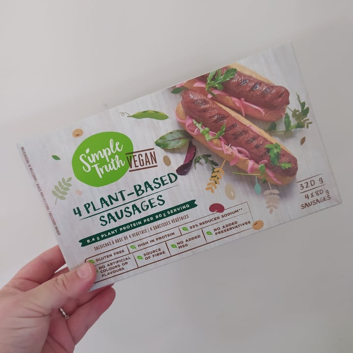 review photo of Simple Truth 4 Plant-Based Sausages shared by @anmarwilding on 22 Jan 2021 - review