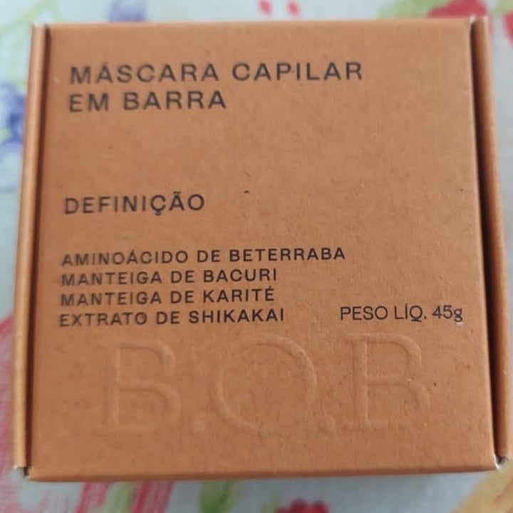 photo of B.O.B Máscara capilar shared by @evenilton on  11 May 2022 - review