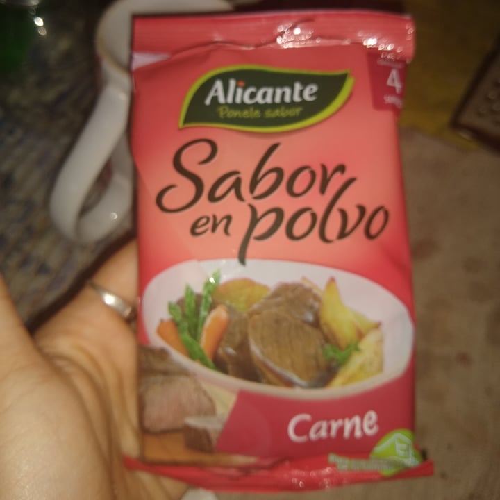 photo of Alicante Sabor en Polvo Carne shared by @aniagesta on  27 Oct 2020 - review