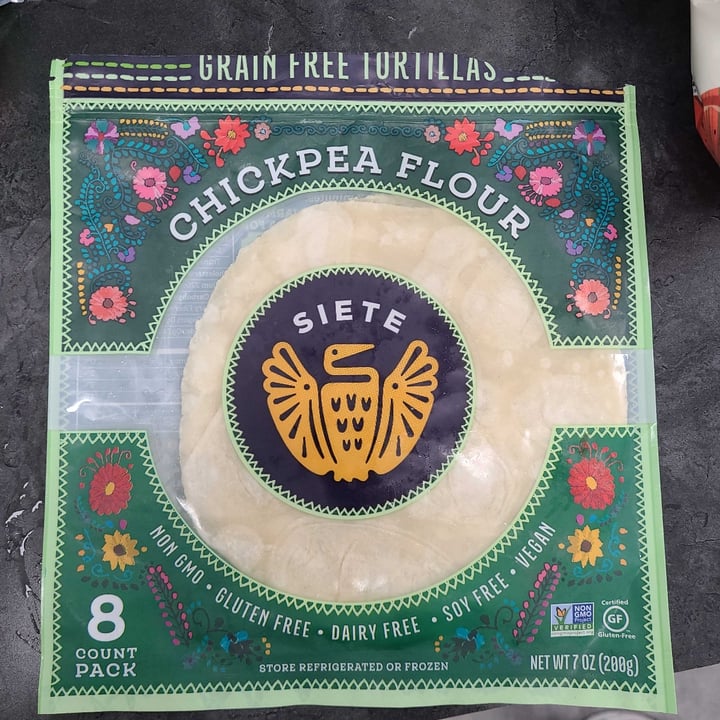 review photo of Siete Family Foods Chickpea Flour Tortillas shared by @sarisariboomboom on 08 Feb 2022 - review