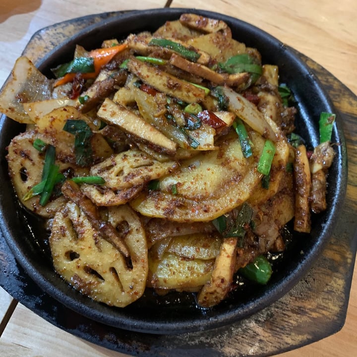 photo of Old Chengdu Sichuan Cuisine Hot Plate Potatoes and Lotus Roots shared by @jashment on  10 Jan 2021 - review