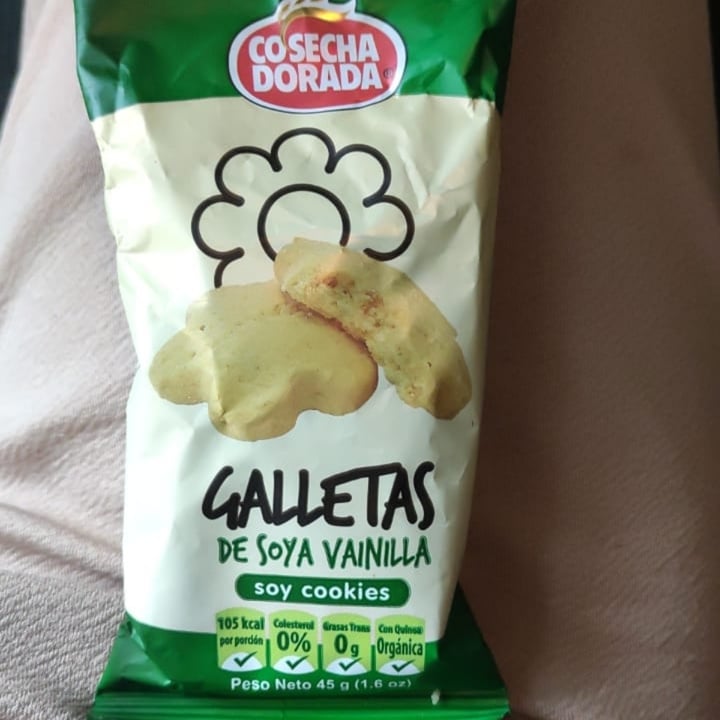 photo of Cosecha Dorada galletas de soya vainilla shared by @tatianaroal5 on  29 May 2022 - review