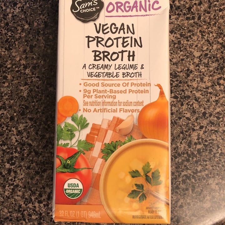 photo of Sam’s Choice Vegan Protein Broth shared by @allieforthesoul on  12 May 2022 - review