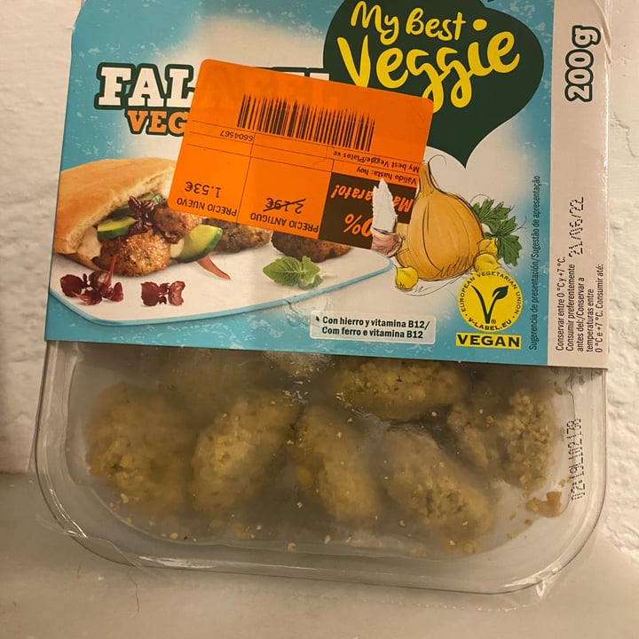 photo of My Best Veggie Falafel vegetariano shared by @marionayogacadaques on  22 Jun 2022 - review