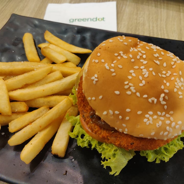 photo of Greendot Northpoint Neptune‘s Catch Spicy Konnyaku Burger (Vegan) shared by @salzveg on  30 Jul 2020 - review