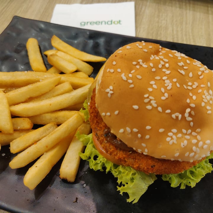 review photo of Greendot Northpoint Neptune‘s Catch Spicy Konnyaku Burger (Vegan) shared by @salzveg on 30 Jul 2020 - review