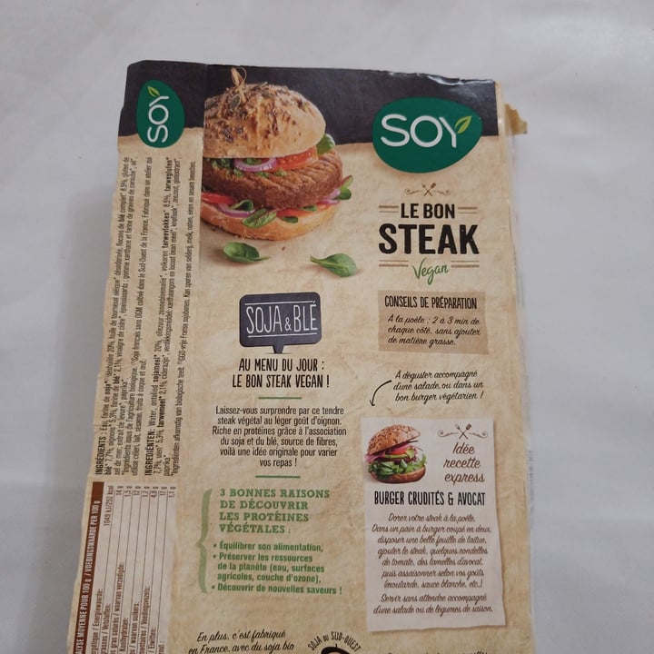 photo of Soy Le Bon Steak Vegan shared by @dadi on  28 Oct 2022 - review