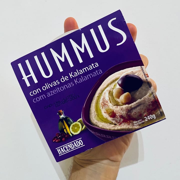 photo of Hacendado Hummus con Olivas de Kalamata shared by @mikelpro on  21 Apr 2021 - review