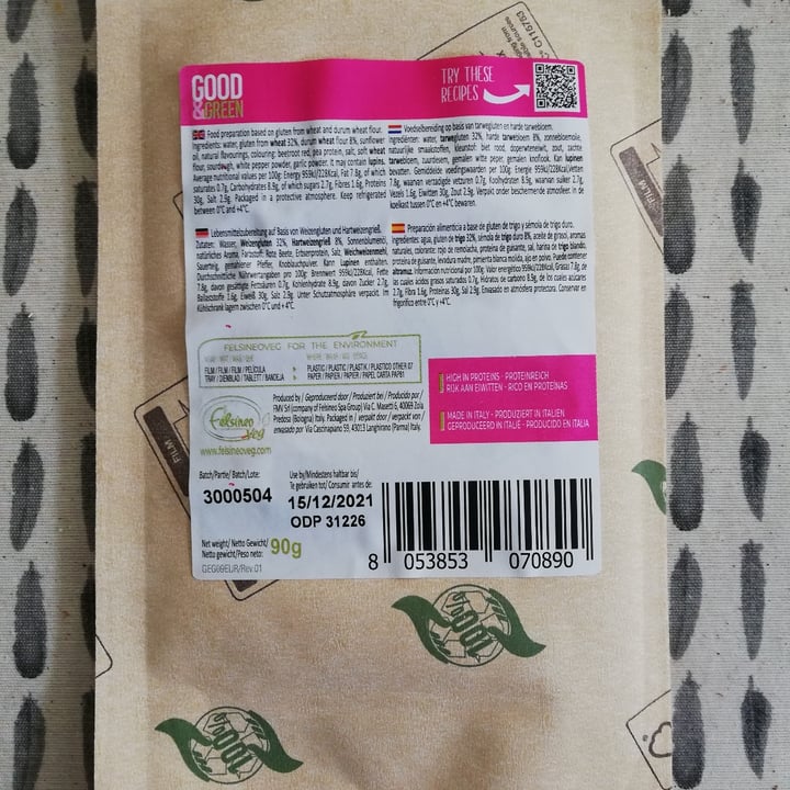 review photo of Good & Green Plant Based Deli Slices Carpaccio shared by @copito on 08 Dec 2021 - review