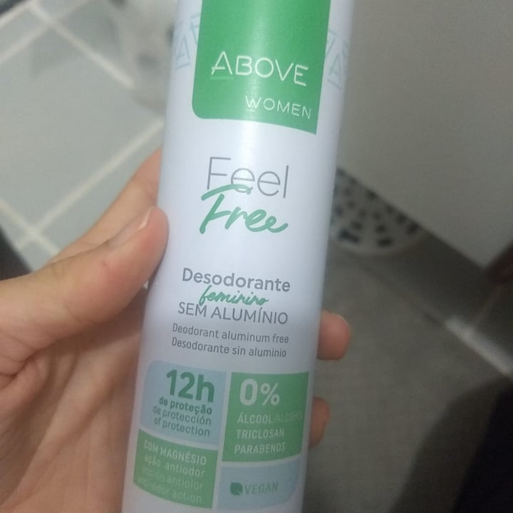 photo of Above Desodorante Feel Free Vegano shared by @renatomello87 on  11 May 2022 - review