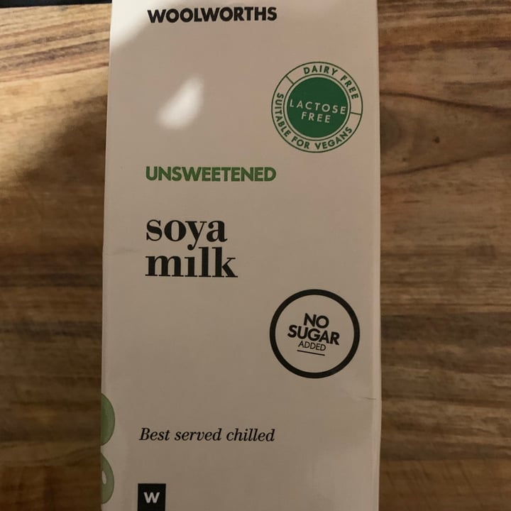 review photo of Woolworths Food Unsweetened Soya Milk shared by @caseyoelofse on 27 Jan 2021 - review