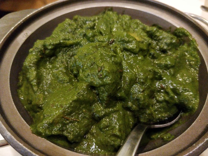 photo of Gokul Vegetarian Restaurant Palak Aloo shared by @mikebroadhead on  14 Mar 2020 - review