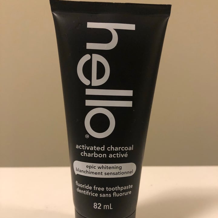 photo of Hello Activated Charcoal Epic Whitening Flouride Free Toothpaste shared by @andiecoconut on  11 Feb 2021 - review