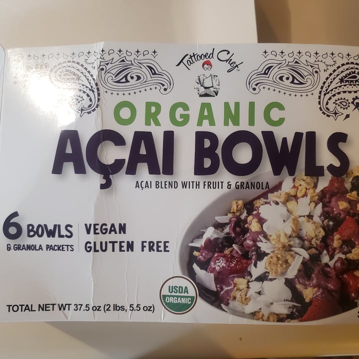 photo of Tattooed Chef Organic Açaí Bowls shared by @phunkyfrogs on  03 Jun 2020 - review