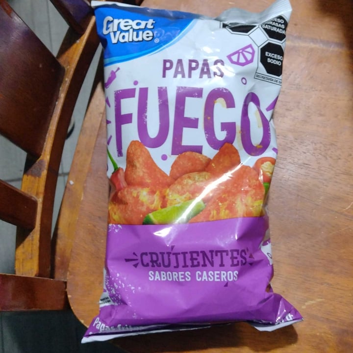 photo of Great Value  Papas Fuego shared by @marianaherrr on  12 Oct 2021 - review