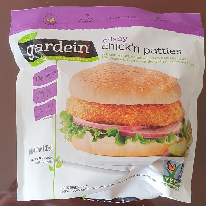 photo of Gardein Crispy Chick’n Patties shared by @amcu00 on  16 Feb 2021 - review