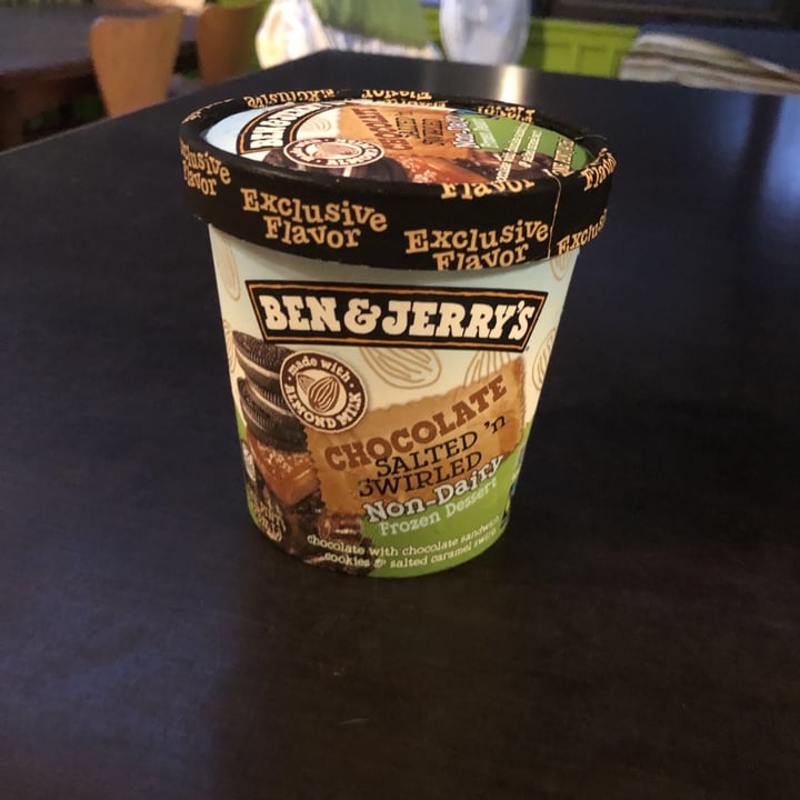 photo of Ben & Jerry's Chocolate Salted ‘n Swirled Non-Dairy Frozen Dessert shared by @mamahixx on  01 Jul 2020 - review