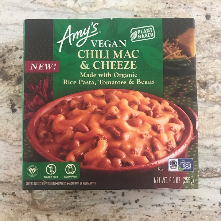 photo of Amy’s Vegan Chili Mac & Cheeze shared by @dianna on  04 Nov 2020 - review