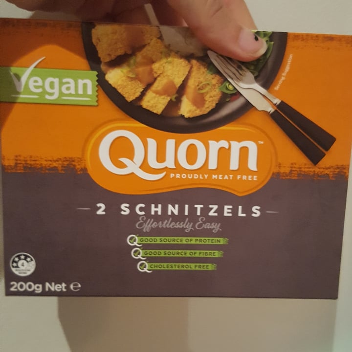 photo of Quorn 2 Schnitzels shared by @hannahcoops on  04 Mar 2021 - review
