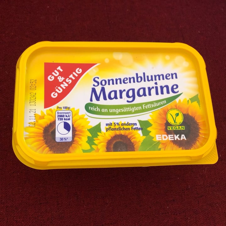 review photo of Gut und Günstig Sonnenblumen Margarine shared by @marenvansoest on 11 Sep 2021 - review