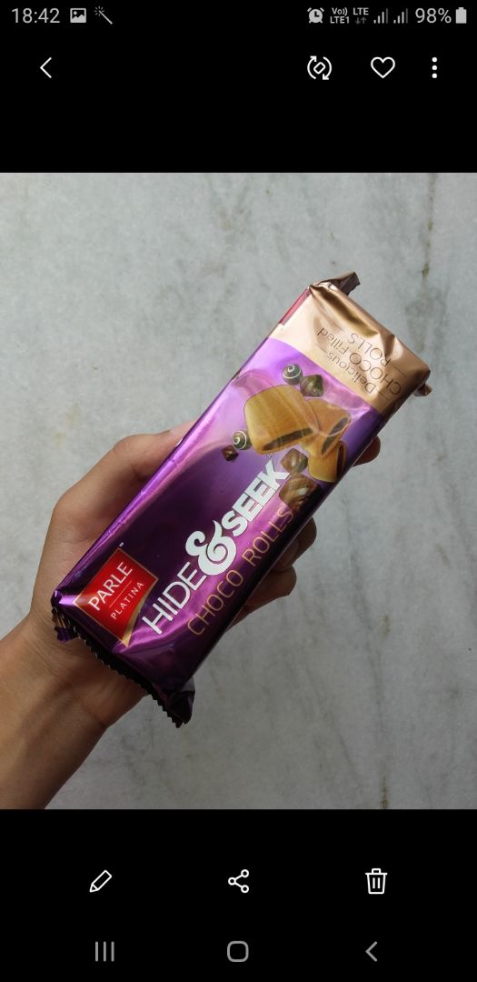 photo of Parle Choco Rolls shared by @tofulover on  22 Dec 2019 - review