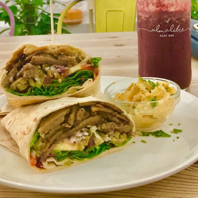 Foto del plato “Wrap Barcelona”