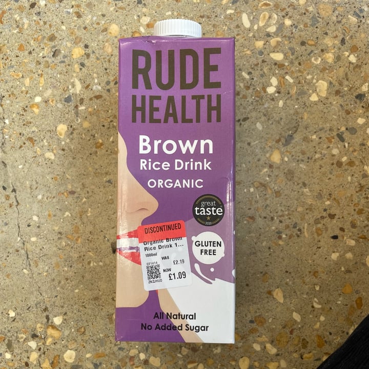 photo of Rude health Brown rice drink shared by @appleappleamanda on  20 Nov 2022 - review