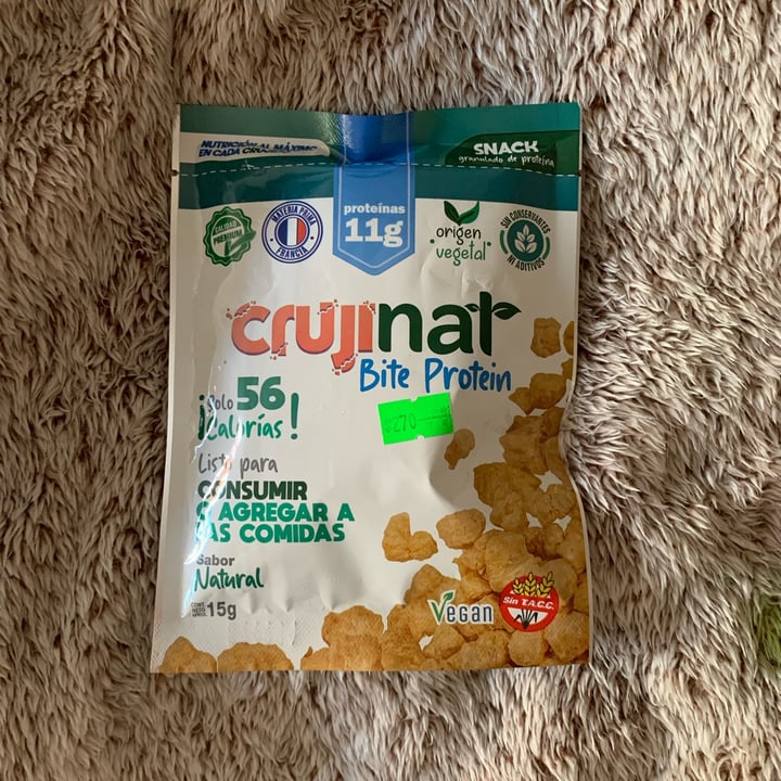 photo of Crujinat Bite Protein sabor Natural shared by @micaluchetti on  04 Oct 2021 - review