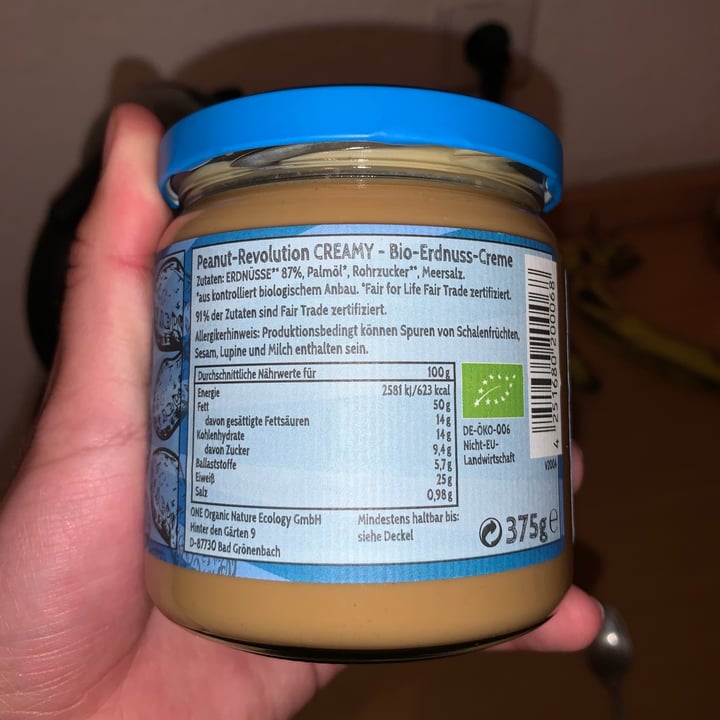 review photo of Peanut-Revolution Creamy Peanut Revolution shared by @santiagoromo on 07 Jun 2021 - review