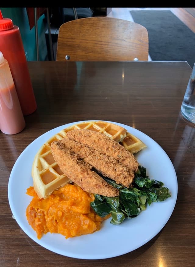 Photo of the dish “Unchicken And Waffles”