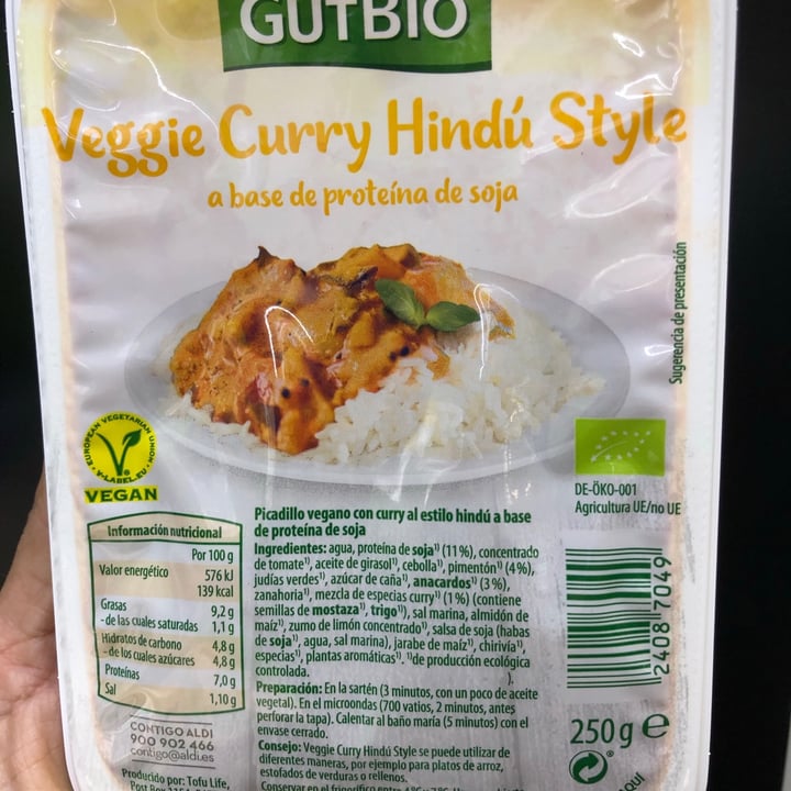 photo of GutBio Veggie curry Hindú style shared by @neil on  25 Feb 2021 - review