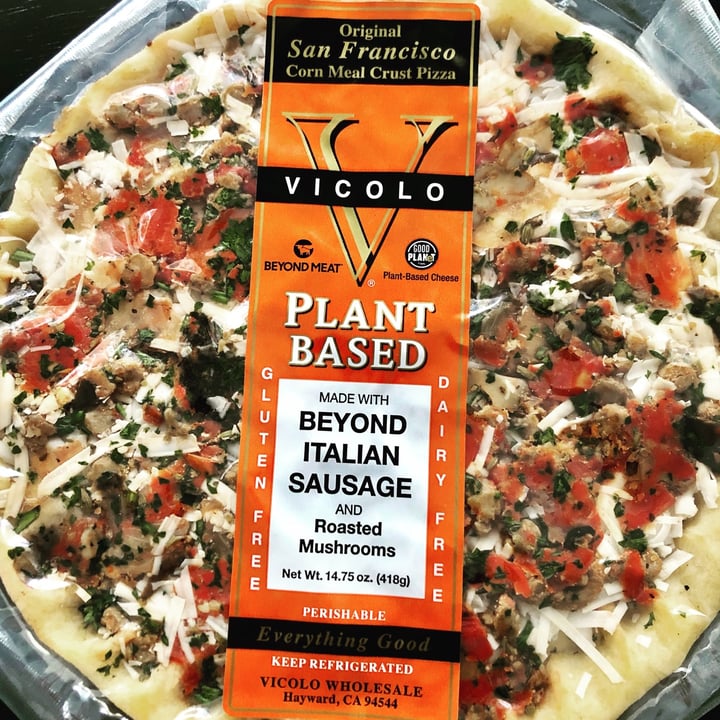 photo of Vicolo Beyond Italian Sausage & Roasted Mushroom Pizza shared by @peggiwood on  30 May 2022 - review
