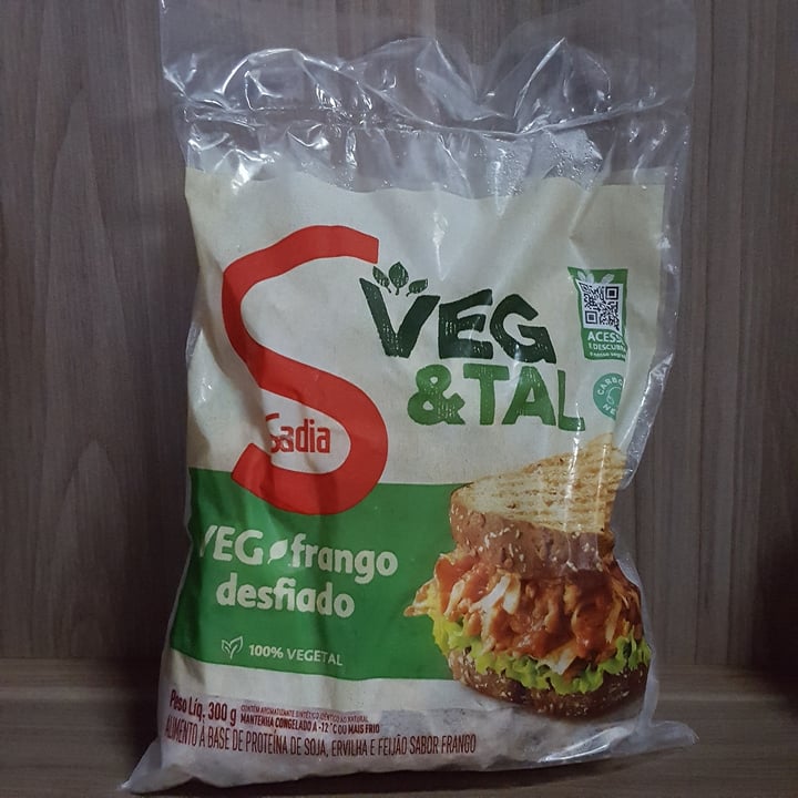 review photo of Sadia Veg Frango Desfiado shared by @caiocesarbim on 05 May 2022 - review