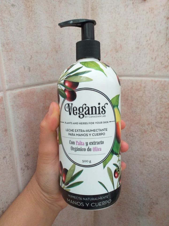 photo of Veganis LECHE EXTRA HUMECTANTE PARA MANOS Y CUERPO Con Palta y extracto Orgánico de Oliva shared by @solmichelle on  17 Dec 2019 - review