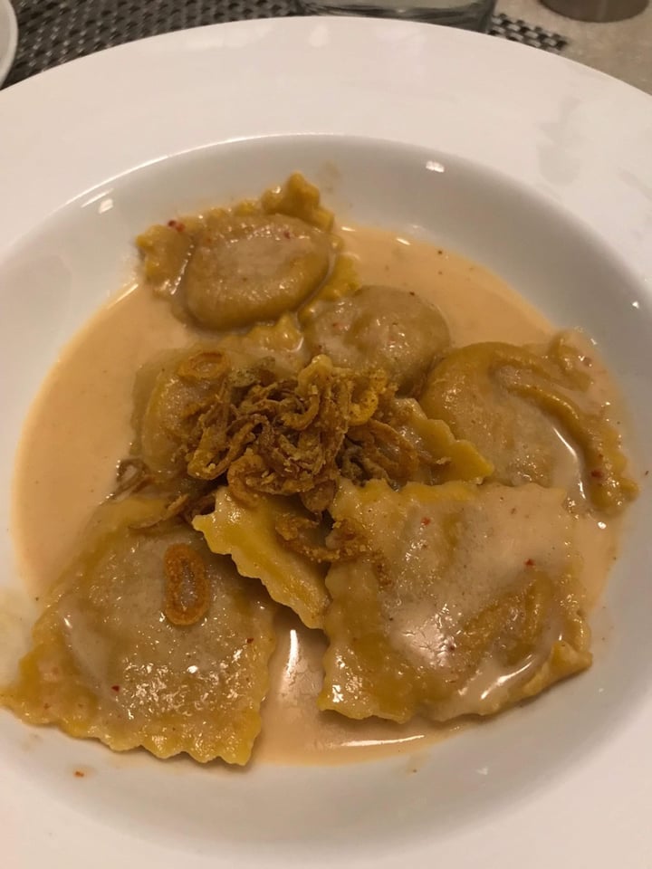 photo of True Bistro (Closed) Sweet potato ravioli shared by @aestheticallyadventurous on  21 Mar 2019 - review