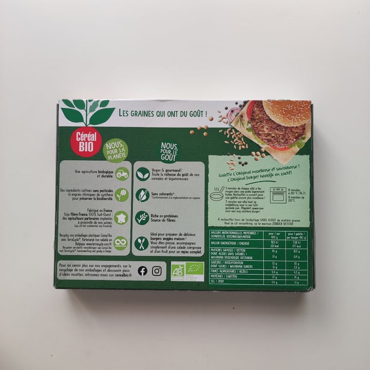 photo of Céréal Bio Cœur de Burger L'Original shared by @azzulan on  14 May 2022 - review
